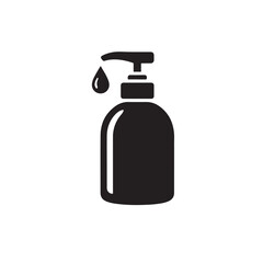 Fototapeta premium Universal Hygiene Pump Dispenser Icon