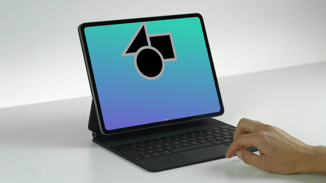 Tablet 19 Scroll Down Single &ndash; Modern Touchscreen Screen Presentation, Animated Device Showcase, Website and App UI UX Interface Display, Professional Digital Template
