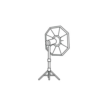 Professional Studio Light with Reflector Equipment for Photography and Filming