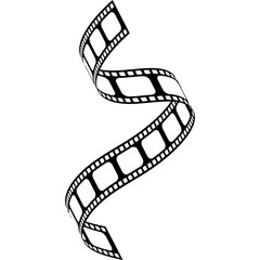 Naklejka premium Roll Film Strip