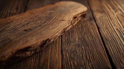 Fototapeta premium Rustic Wooden Board Background with Copy Space