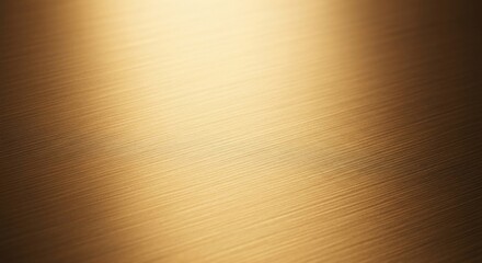 Golden metallic surface with brushed texture and gradient lighting.