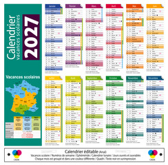 Calendrier 2027 - 10