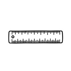 Close-Up of a Ruler for Precise Measurement and Accurate Linearity