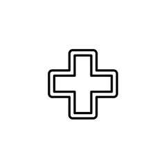Fototapeta premium Medical Cross Symbol Illustration for Healthcare and Medical Services