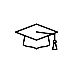 Elegant Graduation Cap with Tassel Symbolizing Academic Achievement and Success