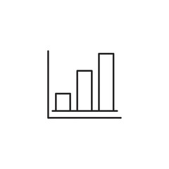 Obraz premium Minimalist Line Graph Illustration Depicting Data Growth and Analysis