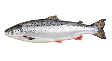 Obraz premium Fish Salmon Seafood Fresh Raw Healthy Protein