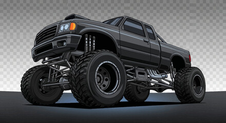 A glowing dart hits the bullseye of a futuristic digital target, symbolizing precision, success, and goal achievement in a dark, high-tech environment.