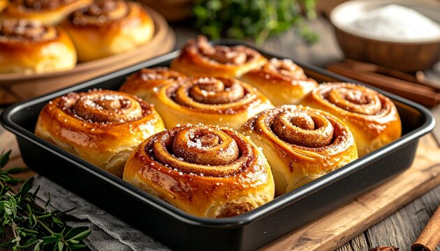 Schwedische Zimtschnecken