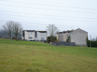 Obraz premium Council housing in poor area of Glasgow