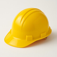 Fototapeta premium Yellow Hard Hat Safety Helmet Closeup.
