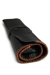 Leather case for paint brushes