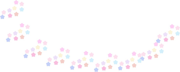 cute lovely pastel star shape elements decorative