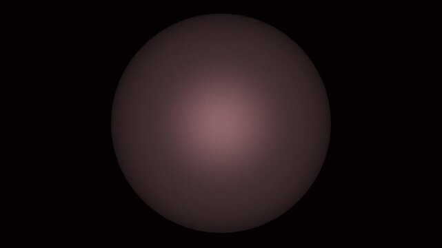 Minimalist Geometric Animation: Subtle Pulsing Abstract Sphere Loop on Dark Background