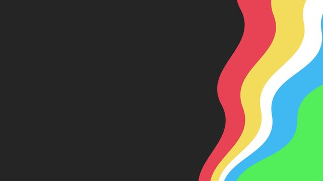 Disability Pride Month background animation with copy space
