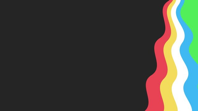 Disability Pride Month background animation with copy space