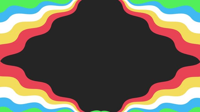 Disability Pride Month background animation with copy space