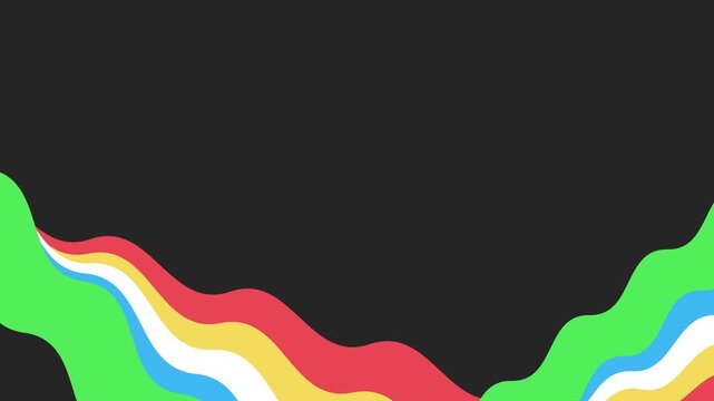 Disability Pride Month background animation with copy space