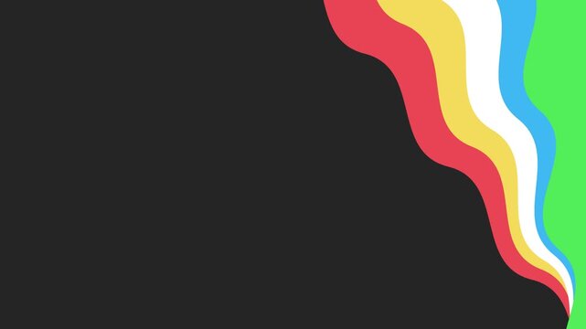 Disability Pride Month background animation with copy space