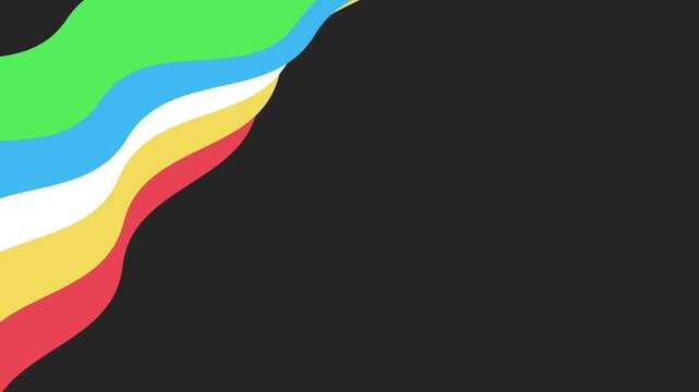 Disability Pride Month background animation with copy space