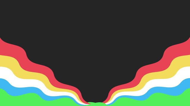 Disability Pride Month background animation with copy space