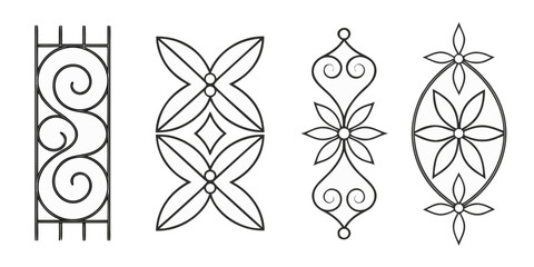 Intricate black and white line art patterns and designs © Mamun