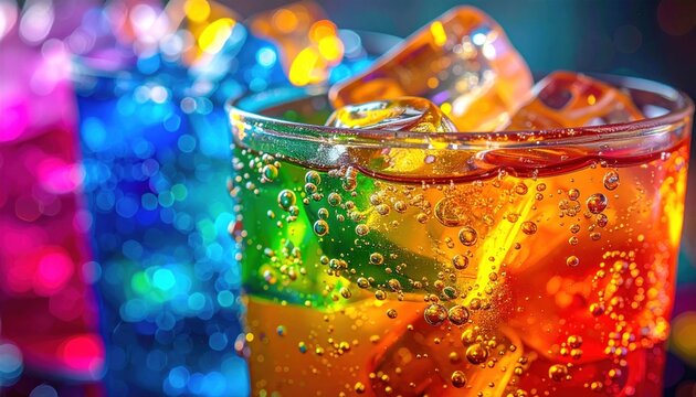 Colorful drinks