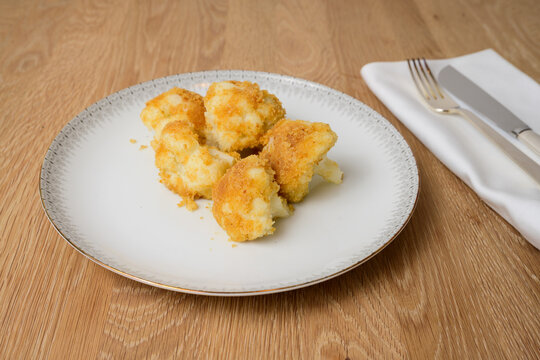Cauliflower Polonaise Boiled Vegetables with Buttered Breadcrumbs Austrian Style