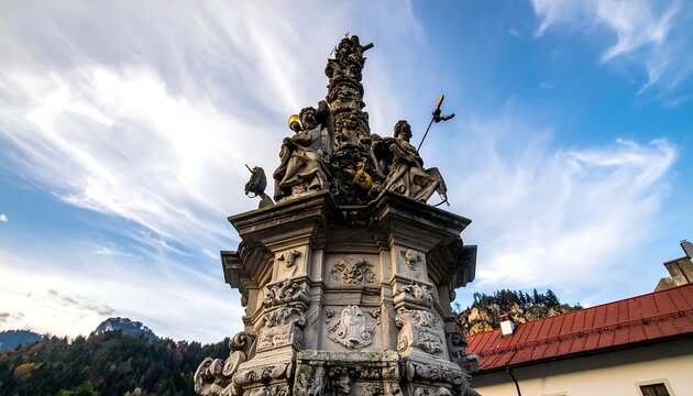 Holy Trinity Column in Banska Stiavnica, Slovakia.