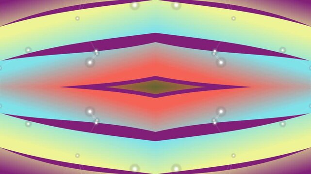 Quad Bokeh Bloom Background, White Pink Accelerating Motion Loop, 2K Seamless Video Footage for Creative Art v20260228225947