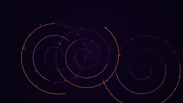 Abstract black and white vector background featuring a spiral pattern of fractal light and motion for a modern technology wallpaper design