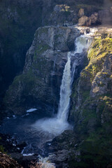 Pozo de los Humos Waterfall in Salamanca Spain Scenic Natural Landmark