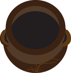 갈색 항아리 단지