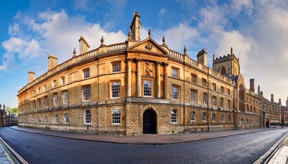 Fototapeta premium the clarendon building university of oxford broad street oxford england