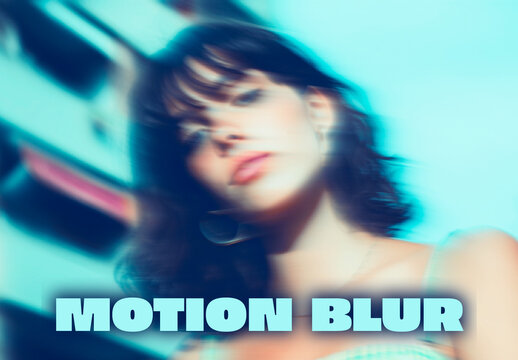 Soft Focus Motion Blur Photo Effect