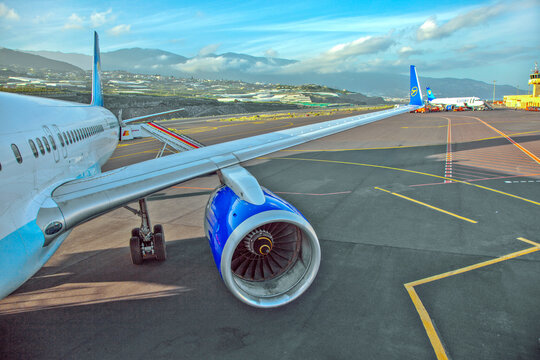 the condor flight takes a stopover at the airport
