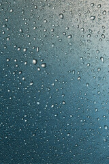 Fototapeta premium Calm rain with soft steel highlight background