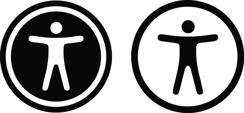 Accessibility icon, Universal accessibility sign, Accessibility icon png