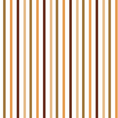 Obraz premium Seamless Warm Brown and Beige Vertical Stripe Pattern with Clean Minimal Geometric Design