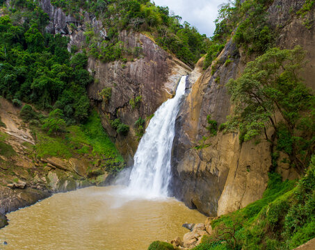 Dunhinda water fall in Uva province, Badulla, Sri Lanka