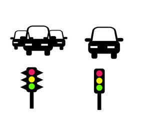 A diagram illustrating morse code with dots dashes and color coded signals © Nishi