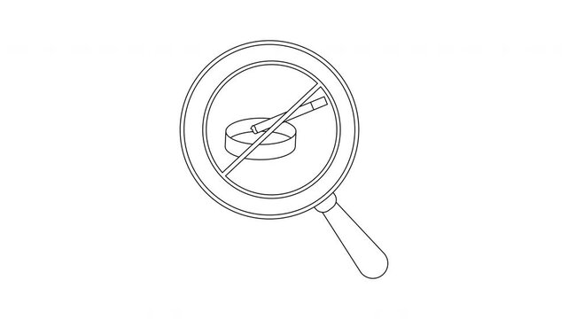 No Contact Lenses Allowed Sign - Clear Visual Communication.