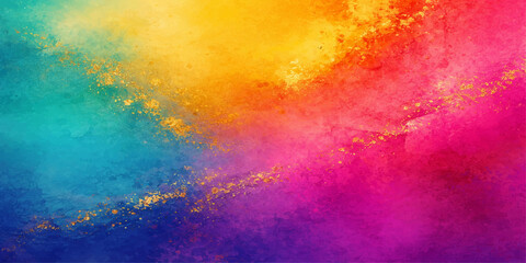 Vibrant Spectrum: A captivating swirl of bright colors blending into a kaleidoscope of hues, creating an explosion of creativity and imagination.  © FANUSH