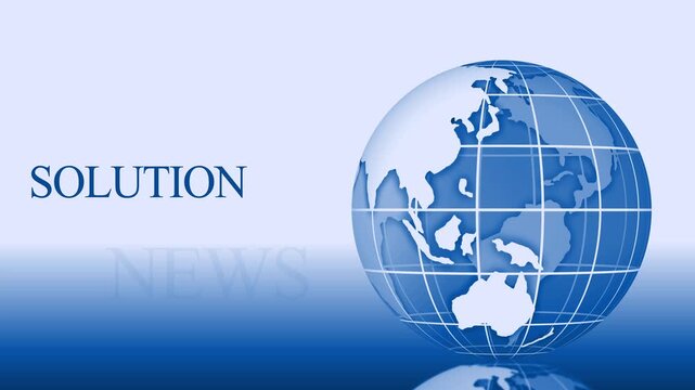 Orange stylized with gridlines earth map animation background