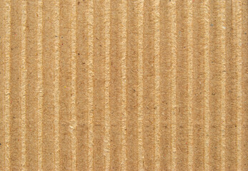 Brown corrugated cardboard texture