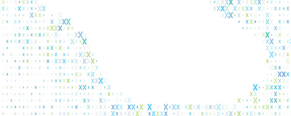 Obraz premium Light Blue, Yellow vector banner with circles, spheres. Abstract spots.