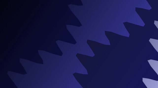 Abstract Dark Blue Jagged Geometric Pattern Background Animation