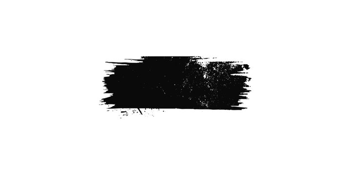 Grunge spray paint graffiti stencil frames.  Black vector rectangles and squares. Airbrushing paint banners, splatter ink shapes. Places for text or pictures. Graffiti spray paint element.