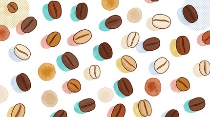 Obraz premium coffee beans background
